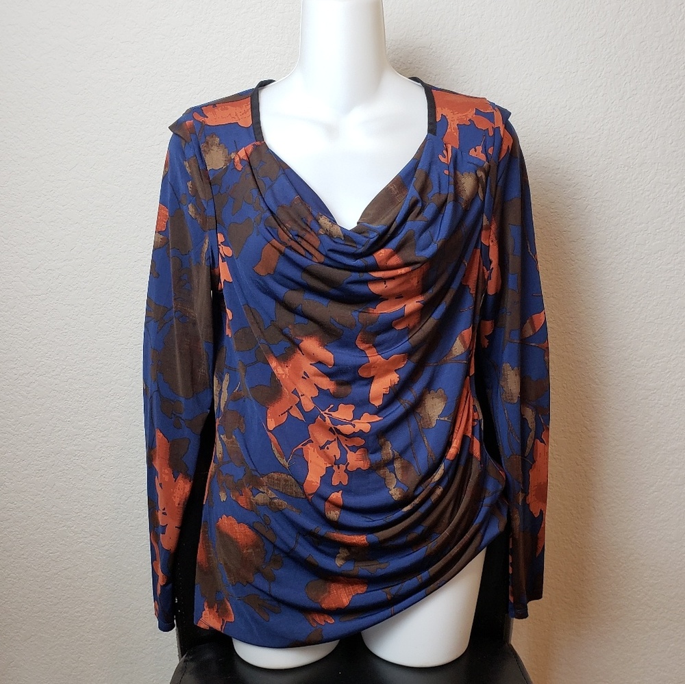 Simply Vera Wang cowell neck top Sz S